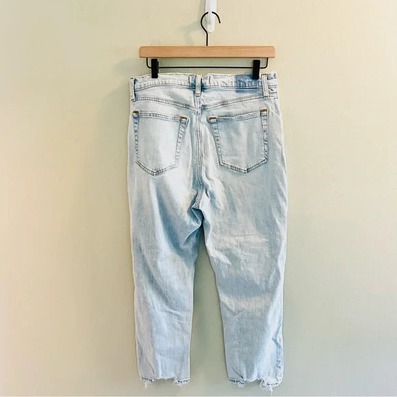 Abercrombie & Fitch Straight Ultra High Rise Jeans  Womens Size 31 Curve Love - Picture 9 of 13